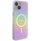 Guess GUHMP15MHITSP iPhone 15 Plus 6.7" pink/pink hardcase IML Iridescent MagSafe