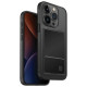 Uniq Air Fender ID Cardslot case for iPhone 15 Pro - gray