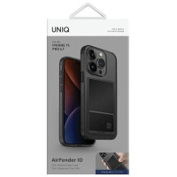 Uniq Air Fender ID Cardslot case for iPhone 15 Pro - gray