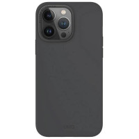 Uniq Lino Hue Magclick Charging case for iPhone 15 Pro Max - gray