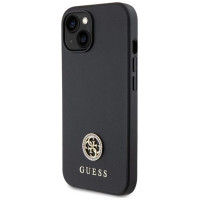 Guess GUHCP15MPS4DGPK iPhone 15 Plus 6.7" black/black hardcase Strass Metal Logo