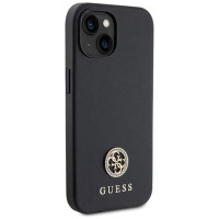 Guess GUHCP15MPS4DGPK iPhone 15 Plus 6.7" black/black hardcase Strass Metal Logo