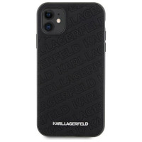 Karl Lagerfeld Quilted K Pattern case for iPhone 11 / Xr - black
