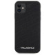 Karl Lagerfeld Quilted K Pattern case for iPhone 11 / Xr - black