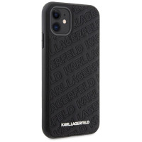 Karl Lagerfeld Quilted K Pattern case for iPhone 11 / Xr - black