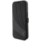Mercedes Leather Wave Pattern iPhone 15 Pro Case - Black