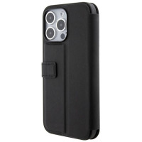 Mercedes Leather Wave Pattern iPhone 15 Pro Case - Black