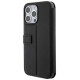 Mercedes Leather Wave Pattern iPhone 15 Pro Case - Black