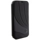 Mercedes Leather Wave Pattern iPhone 15 Pro Case - Black