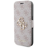 Guess 4G Metal Logo case for iPhone 15 Pro - pink