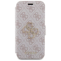 Guess 4G Metal Logo case for iPhone 15 Pro - pink