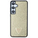 Guess Rhinestone Triangle case for Samsung Galaxy S24+ - gold