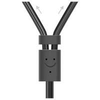 Ugreen AV102 10588 audio mini jack cable 3.5mm (female) - 2RCA (male) 1m - gray