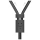 Ugreen AV102 10588 audio mini jack cable 3.5mm (female) - 2RCA (male) 1m - gray