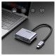 Ugreen CM162 50505 USB-C - HDMI / VGA / USB-A 3.0 / USB-C PD Adapter - Gray