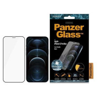 Panzerglass E2E Super+ Microfracture antibacterial tempered glass for iPhone 12 Pro Max - with black frame
