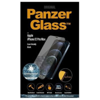 Panzerglass E2E Super+ Microfracture antibacterial tempered glass for iPhone 12 Pro Max - with black frame