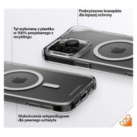 Panzerglass HardCase with MagSafe with D3O and Military Grade Certified for iPhone 15 Pro Max - Transparent