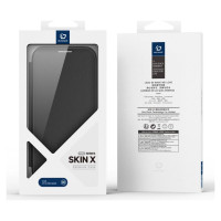 Dux Ducis Skin X Pro Case for iPhone 16 Pro Max with MagSafe and Flip - Black