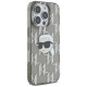 Karl Lagerfeld IML Karl Head Electroplated iPhone 16 Pro Case - Black