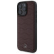 Mercedes MB Waves Leather Case for iPhone 16 Pro Max - Red