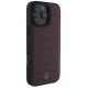 Mercedes MB Waves Leather Case for iPhone 16 Pro Max - Red