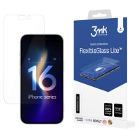 3Mk Protection Tempered glass 3mk FlexibleGlass Lite for iPhone 16 Plus