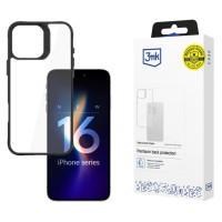 3Mk Protection 3mk Satin Armor Case+ for iPhone 16 Pro - Transparent with Black Frame