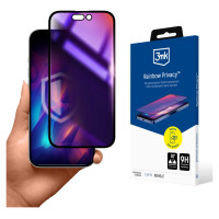 3Mk Protection Privacy Tempered Glass 3mk Rainbow Privacy for Apple iPhone 15