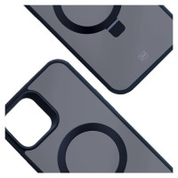 3Mk Protection 3mk Smoke Case Mag&Stand for Apple iPhone 12/12 pro - black