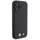 BMW Carbon Wrapped Metal iPhone 16 Case - Black