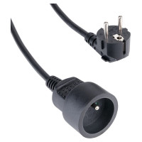 Hama Standard 2m Extension Cord - Black