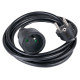 Hama Standard 2m Extension Cord - Black