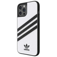 Adidas OR Moulded Case PU for iPhone 12 Pro Max - White/Black