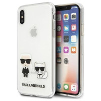 Karl Lagerfeld Karl & Choupette iPhone X / Xs Case - Transparent