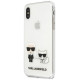 Karl Lagerfeld Karl & Choupette iPhone X / Xs Case - Transparent