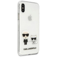 Karl Lagerfeld Karl & Choupette iPhone X / Xs Case - Transparent