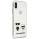 Karl Lagerfeld Karl & Choupette iPhone X / Xs Case - Transparent