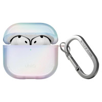 Uniq Iridescia case for AirPods 4 Hang Case - holo white