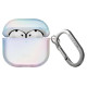 Uniq Iridescia case for AirPods 4 Hang Case - holo white