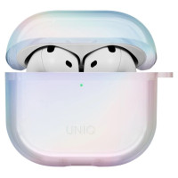 Uniq Iridescia case for AirPods 4 Hang Case - holo white