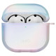 Uniq Iridescia case for AirPods 4 Hang Case - holo white