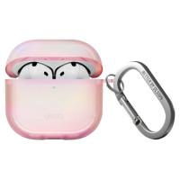 Uniq Iridescia AirPods 4 Hang Case - Holo Pink