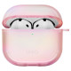 Uniq Iridescia AirPods 4 Hang Case - Holo Pink