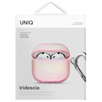 Uniq Iridescia AirPods 4 Hang Case - Holo Pink