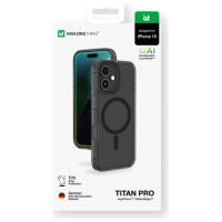 Amazingthing Titan Pro Mag Case with Magnetic Ring for iPhone 16 - Black