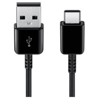 Samsung EP-DR140ABE USB-A - USB-C Cable 0.8m (Bulk - Replacement Packaging) - Black