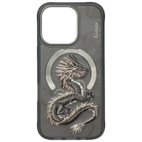 Nimmy Dragon MagSafe Case for iPhone 16 Pro - Gray