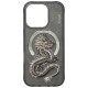 Nimmy Dragon MagSafe Case for iPhone 16 Pro - Gray