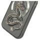 Nimmy Dragon MagSafe Case for iPhone 16 Pro - Gray
